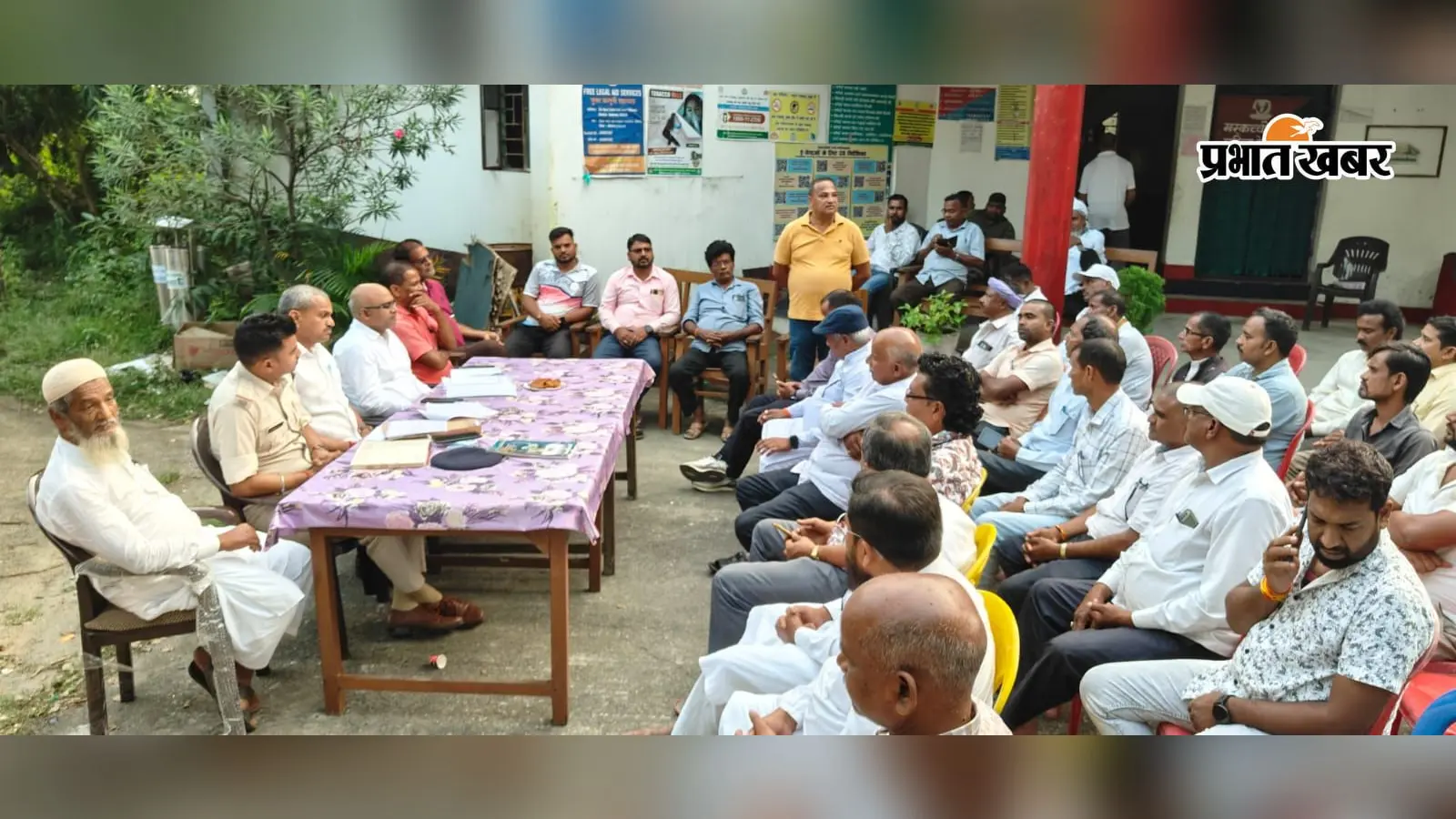 मरकच्चो में दुर्गापूजा को लेकर शांति समिति की बैठक