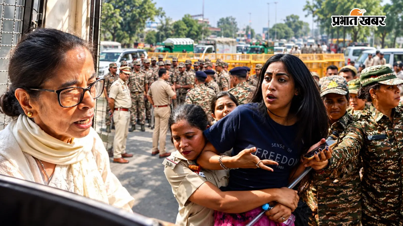 CJP Protest Latest Live Updates Hindi : दिल्ली पुलिस ने अरविंद केजरीवाल को हिरासत में लिया, नेहा वोरा, योगेंद्र यादव और प्रशांत भूषण भी डिटेन