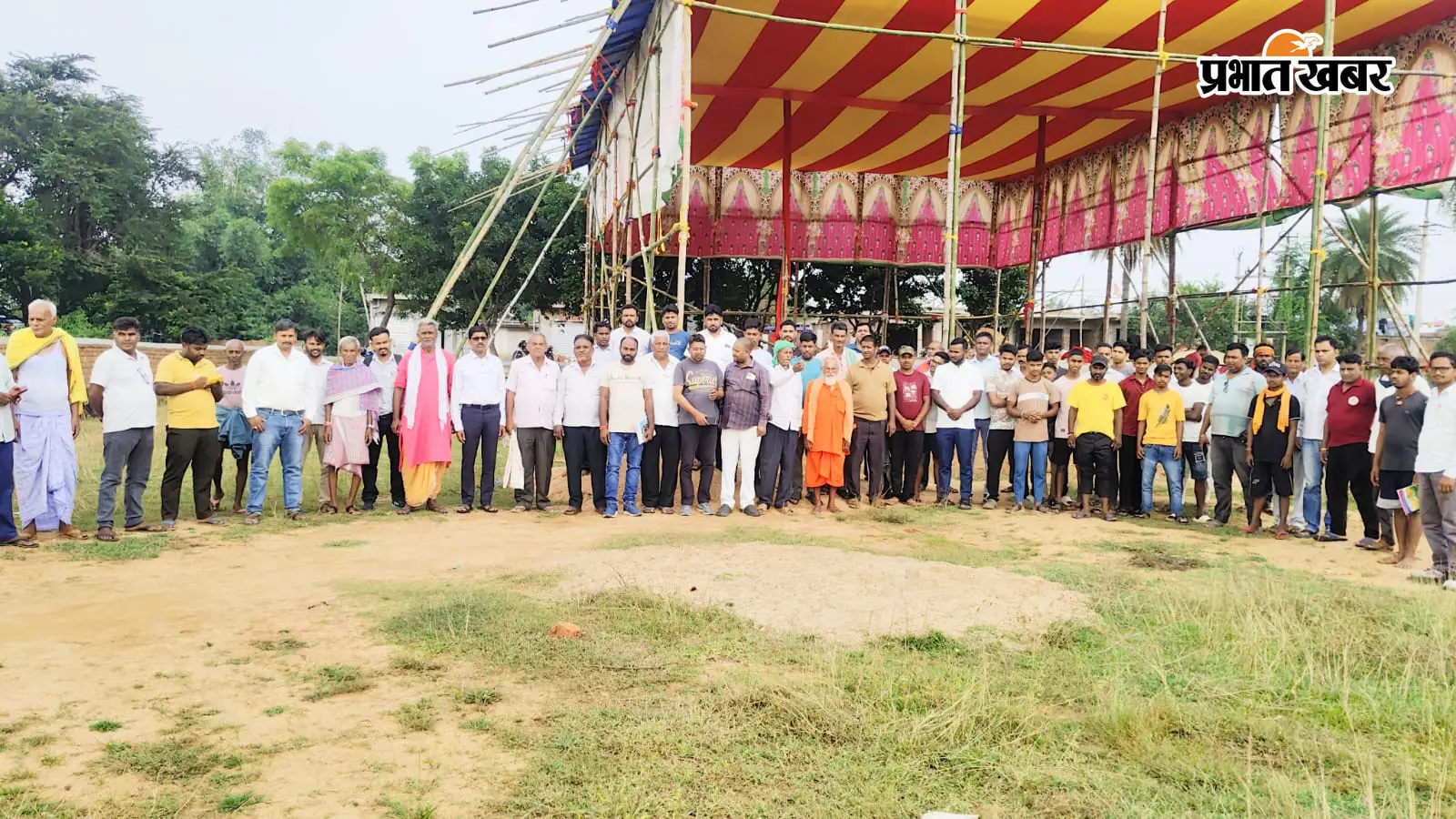 कलश स्थापना से लेकर छाता मेले तक: गांडेय के देवनडीह-भोगतिया लोहारी में सजने लगा मां दुर्गा का दरबार