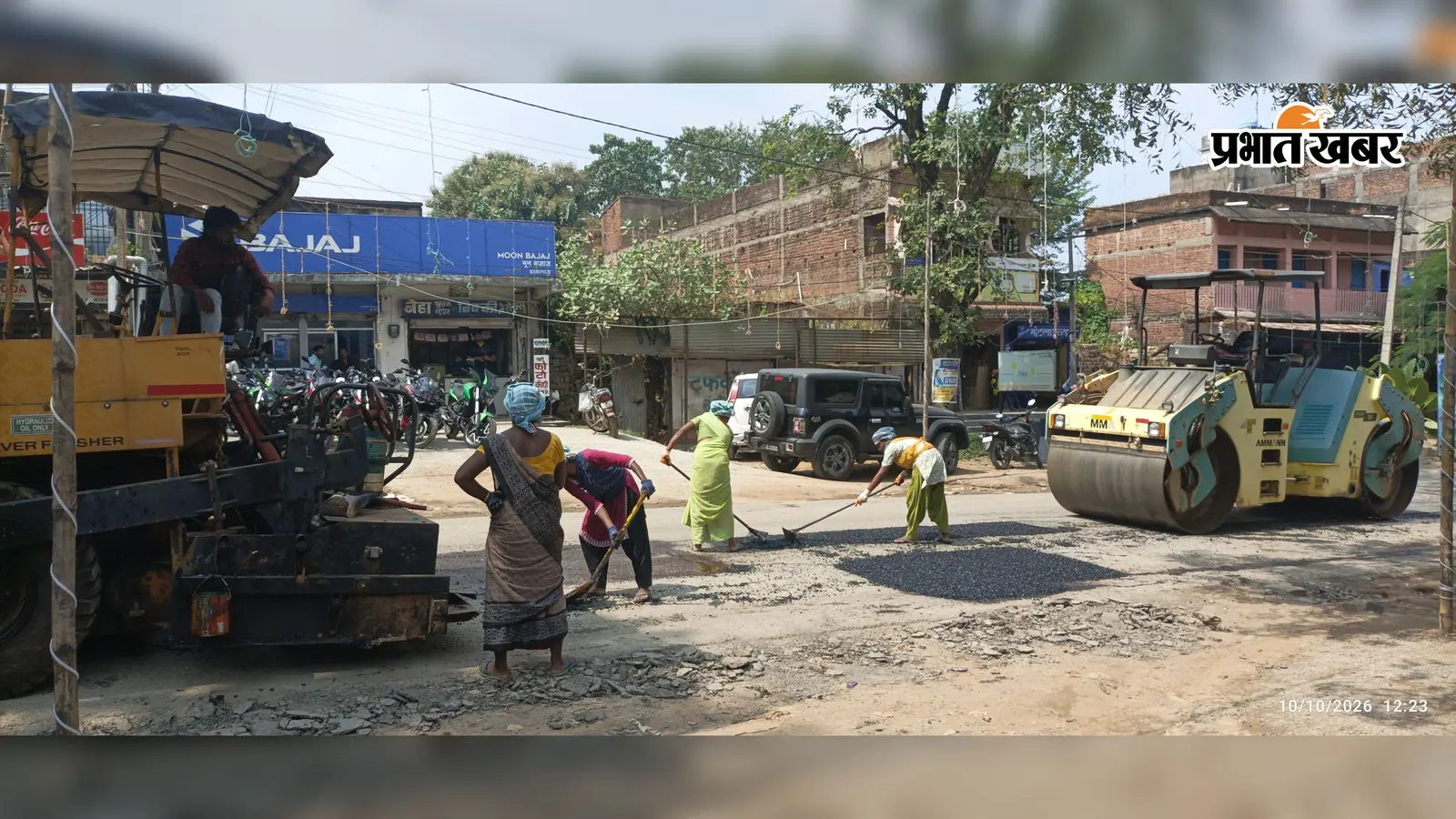 कोलेबिरा में NH-143 के गड्ढों की मरम्मत शुरू, लोगों को मिलेगी राहत