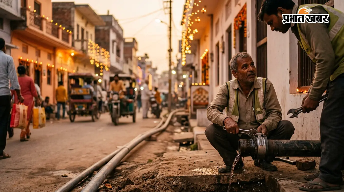 त्योहारों से पहले धनबाद की जलापूर्ति व्यवस्था सुधारने में जुटा निगम, लीकेज मिलते ही होगी मरम्मत