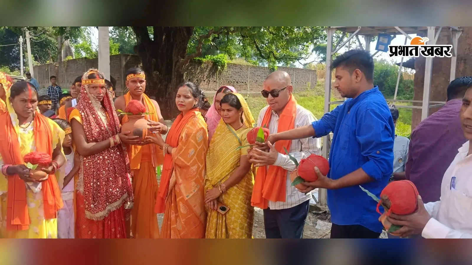 नवरात्र को लेकर ग्रामीण क्षेत्रों में भी भक्ति का माहौल