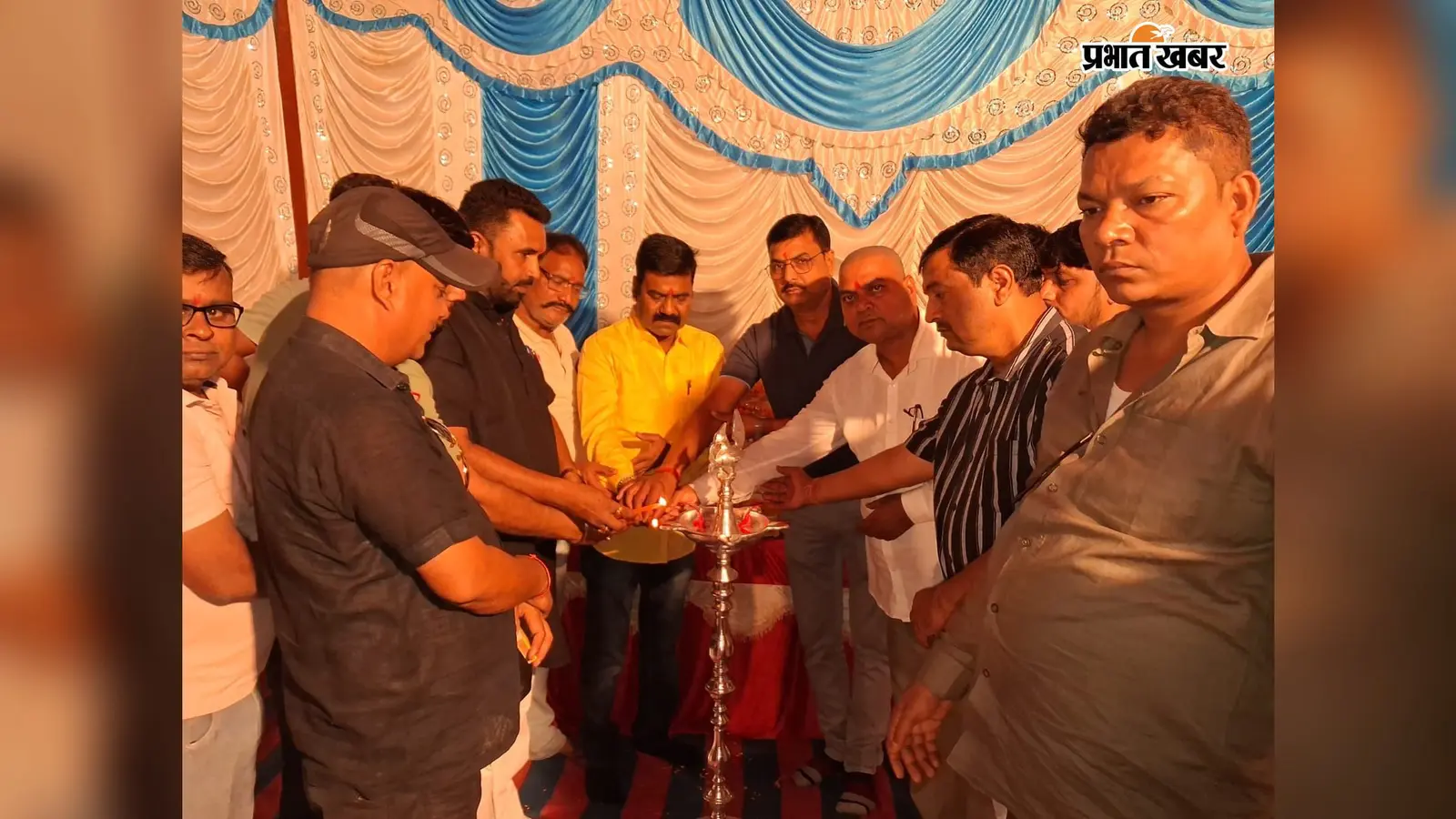शाहपुर में दुर्गापूजा महोत्सव की तैयारी तेज, वैदिक मंत्रोच्चार के बीच खुला समिति का कार्यालय