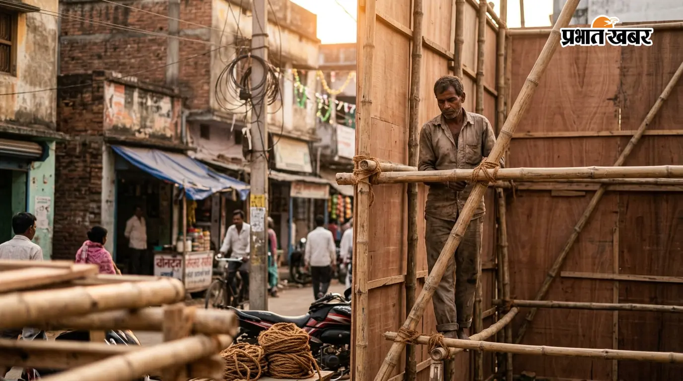 साहिबगंज में दुर्गा पूजा की तैयारियों के बीच अब तक एक भी समिति ने नहीं लिया अस्थायी कनेक्शन