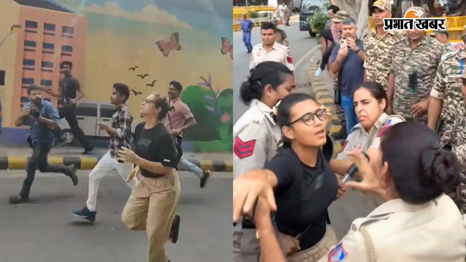 Video: प्रदर्शन के दौरान बदहवास भागती नजर आईं नेहा बोरा, हिरासत में प्रदर्शनकारियों से दुर्व्यवहार का आरोप