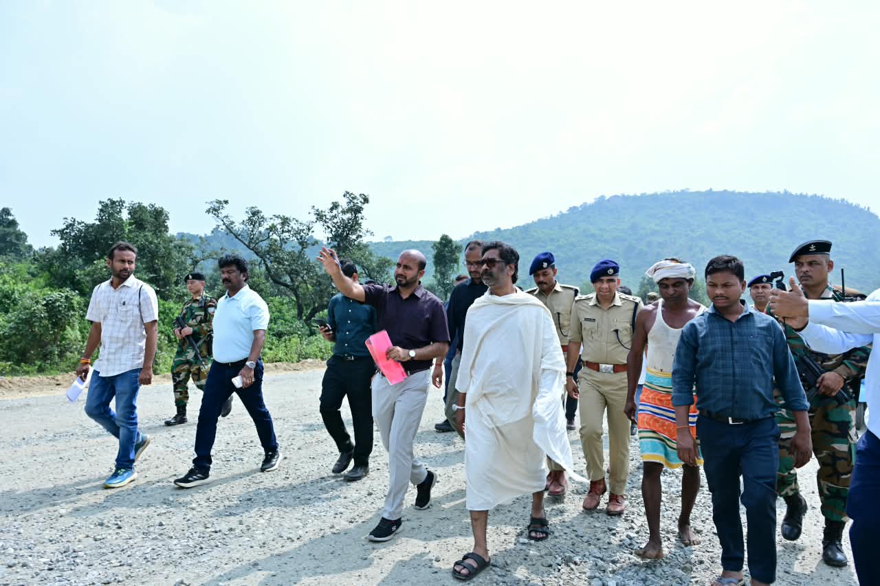 CM सोरेन की मां के श्राद्ध की तैयारी, नेमरा में जायजा