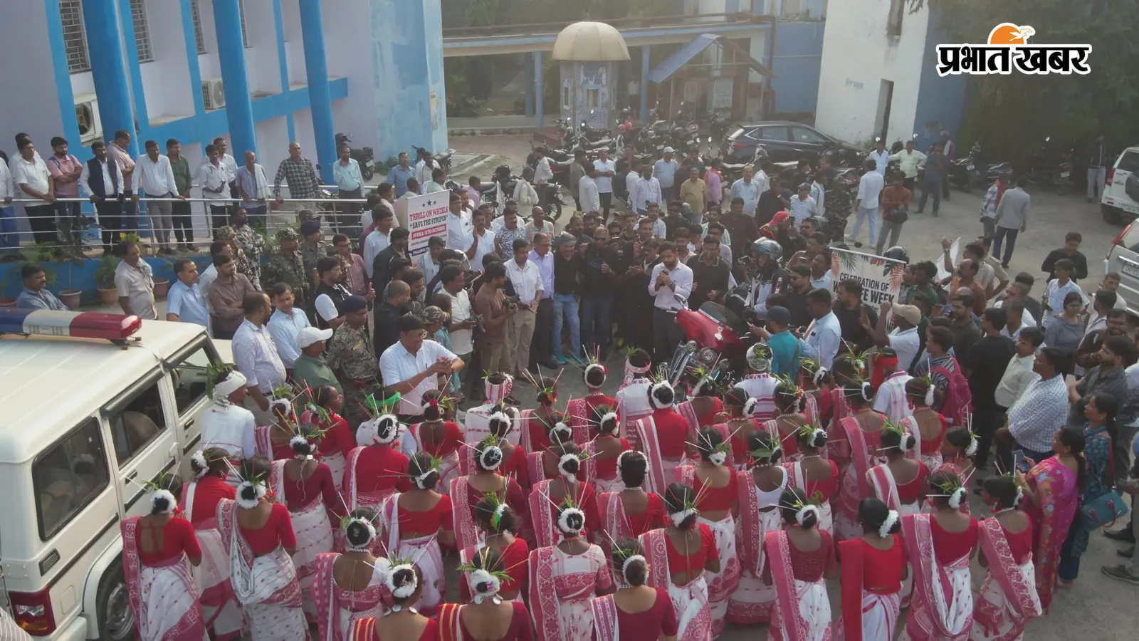 वन्यप्राणी सप्ताह पर हार्ले डेविडसन बाइक रैली बेतला पहुंची, वन्यजीव संरक्षण का दिया संदेश