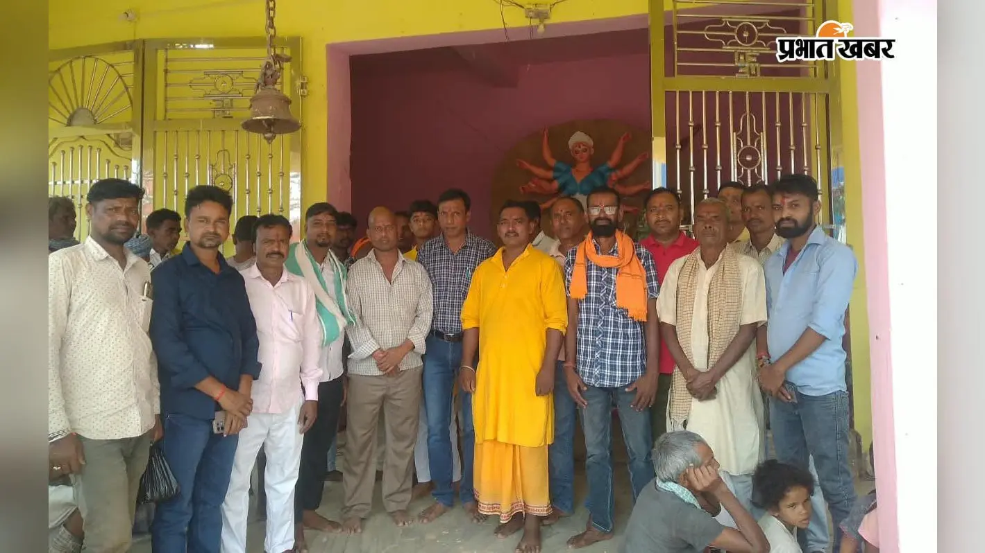 मगनपुर क्षेत्र में कलश स्थापना के साथ शारदीय नवरात्र शुरू