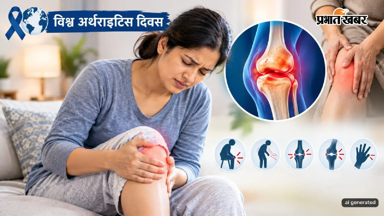 विश्व अर्थराइटिस दिवस: सुबह उठते ही जोड़ों में रहती है अकड़न? गठिया के इन लक्षणों को न समझें मामूली