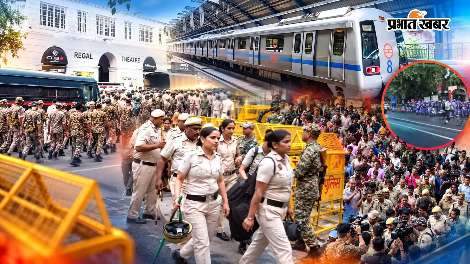 Delhi Protest Latest Updates Hindi : INDIA ब्लॉक के मार्च से पहले सुप्रीम कोर्ट की सुरक्षा बढ़ी, दिल्ली में 30 हजार से ज्यादा जवान तैनात