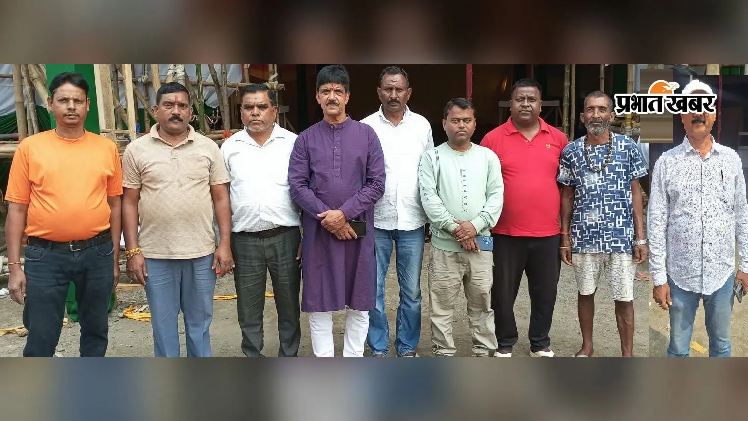 हजारीबाग के लाखे नूतननगर में 75 फीट ऊंचा बनेगा तिरंगा थीम पर दुर्गा पूजा पंडाल
