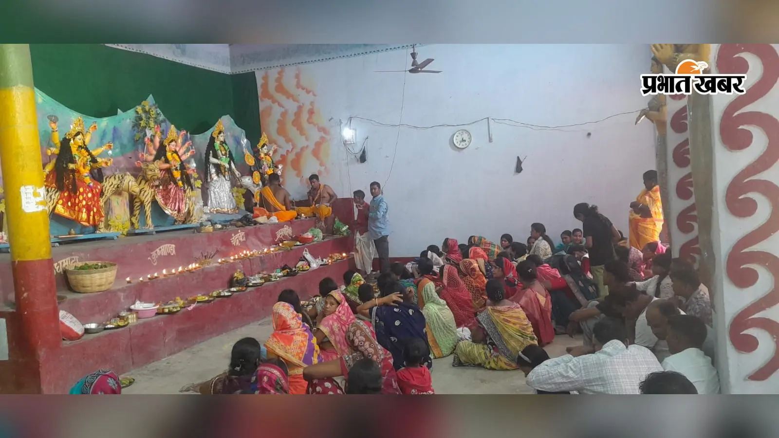 नवरात्र के दूसरे दिन मां ब्रह्मचारिणी की आराधना, जानें क्यों खास है चौका की दुर्गा पूजा