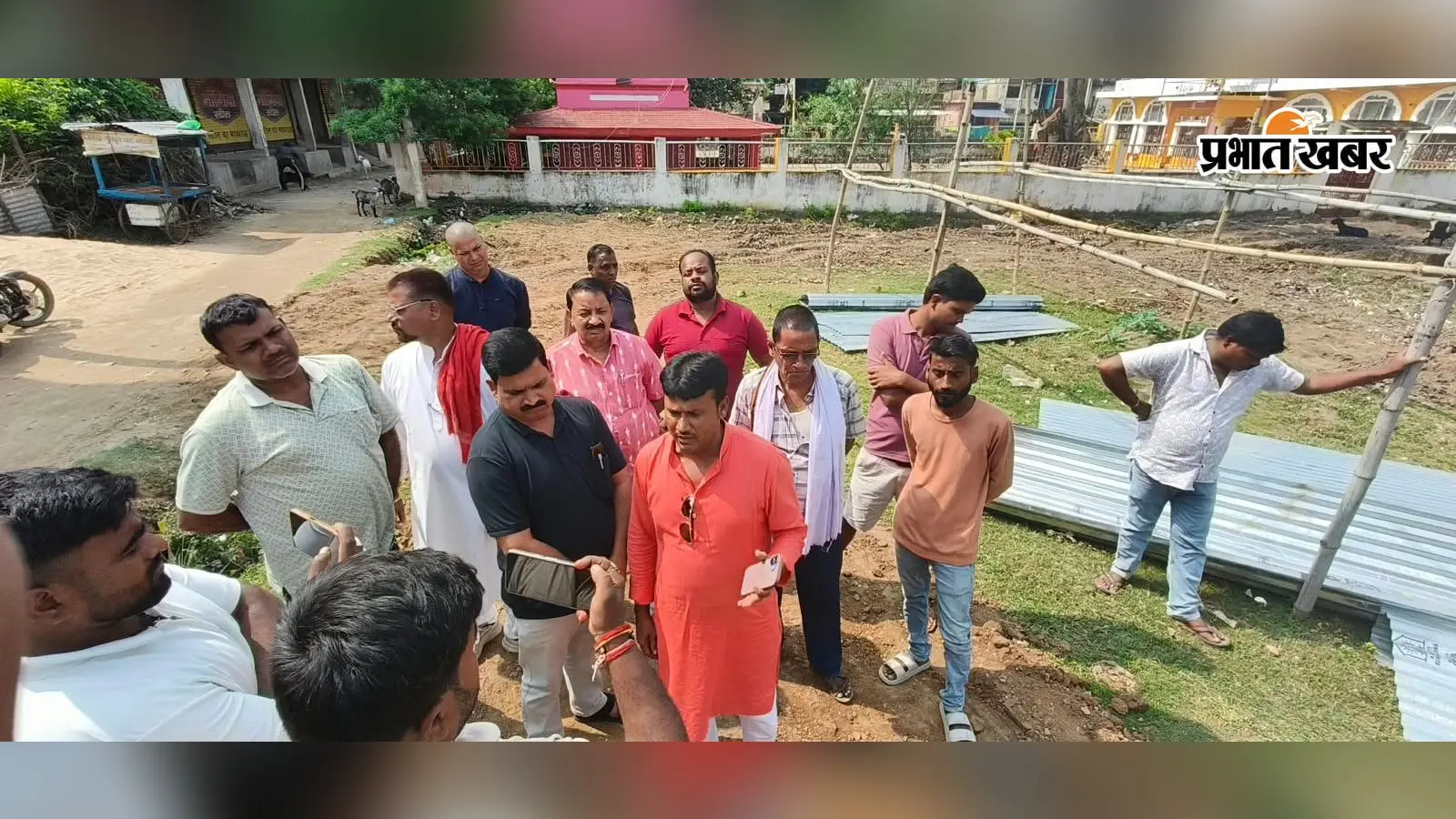 दुर्गा पूजा से पहले गावां काली मंडा मेला स्थल पर पसरा खतरा, पूजा समिति ने दी बड़े आंदोलन की चेतावनी