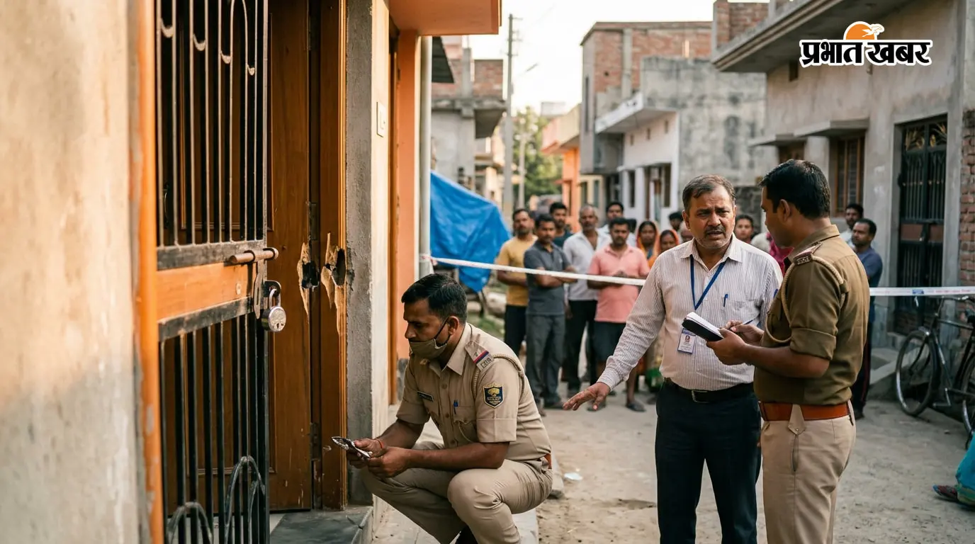 पुनसिया के एलआइसी शाखा प्रबंधक के बंद मकान का ताला तोड़कर चोरी