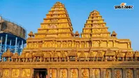 रांची में बना तमिलनाडु के 1000 साल पुराने मंदिर जैसा दुर्गा पूजा पंडाल, देखें Photos