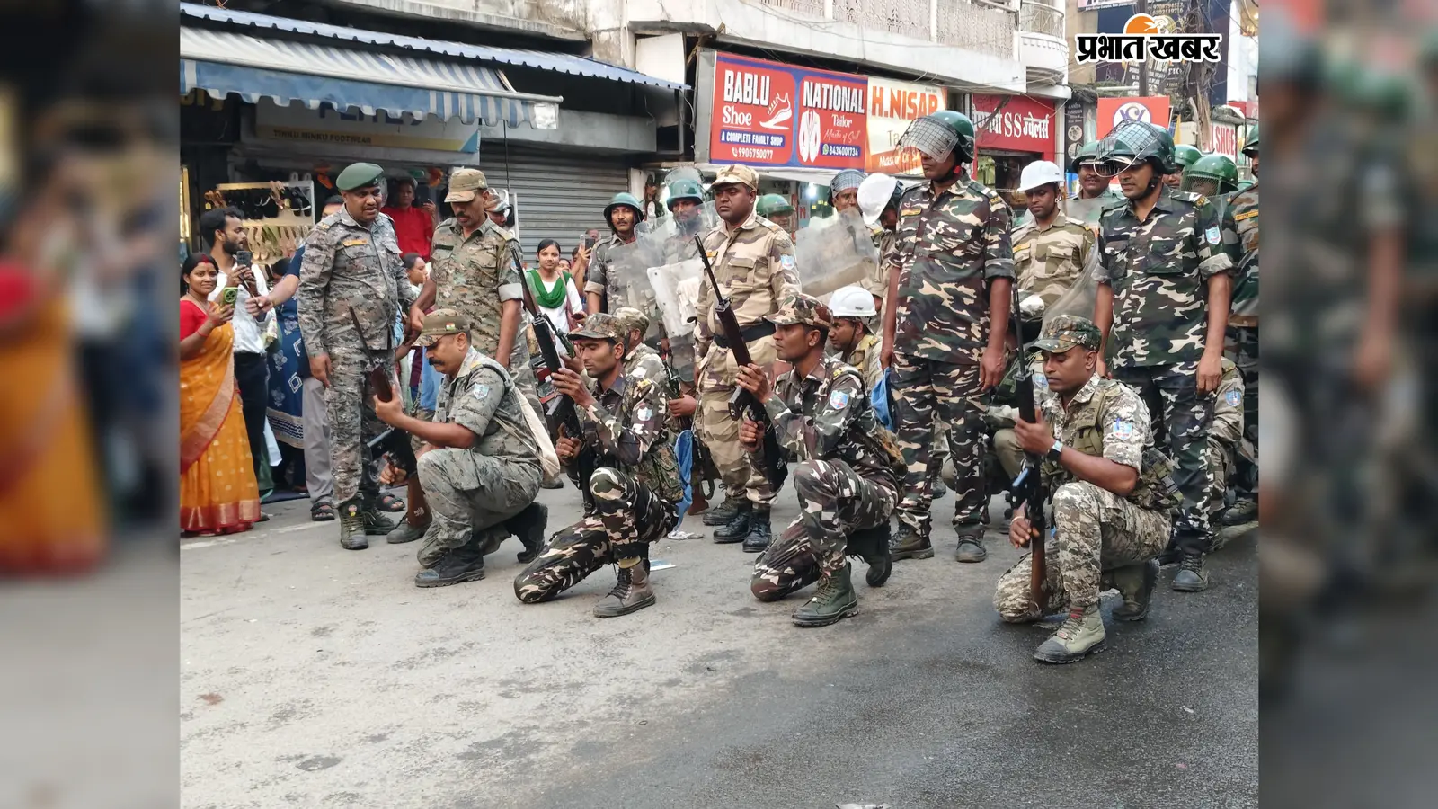 दुर्गापूजा को लेकर हजारीबाग पुलिस ने किया मॉक ड्रिल, अफवाहों से दूर रहने की अपील