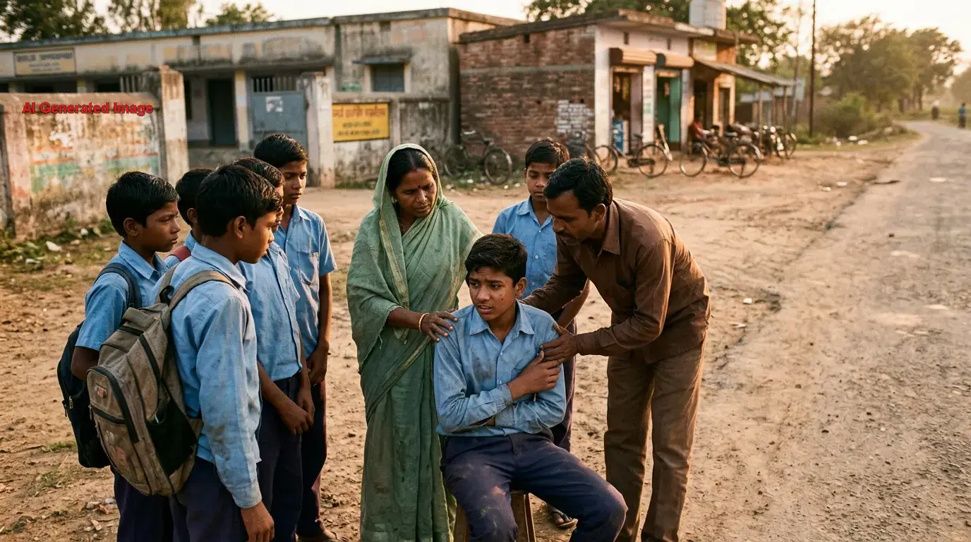बोकारो के गोमिया में 9वीं की छात्रा पर जानलेवा हमला: स्कूल से लौट रही नाबालिग को पांच लड़कों ने पीटा, अस्पताल में भर्ती