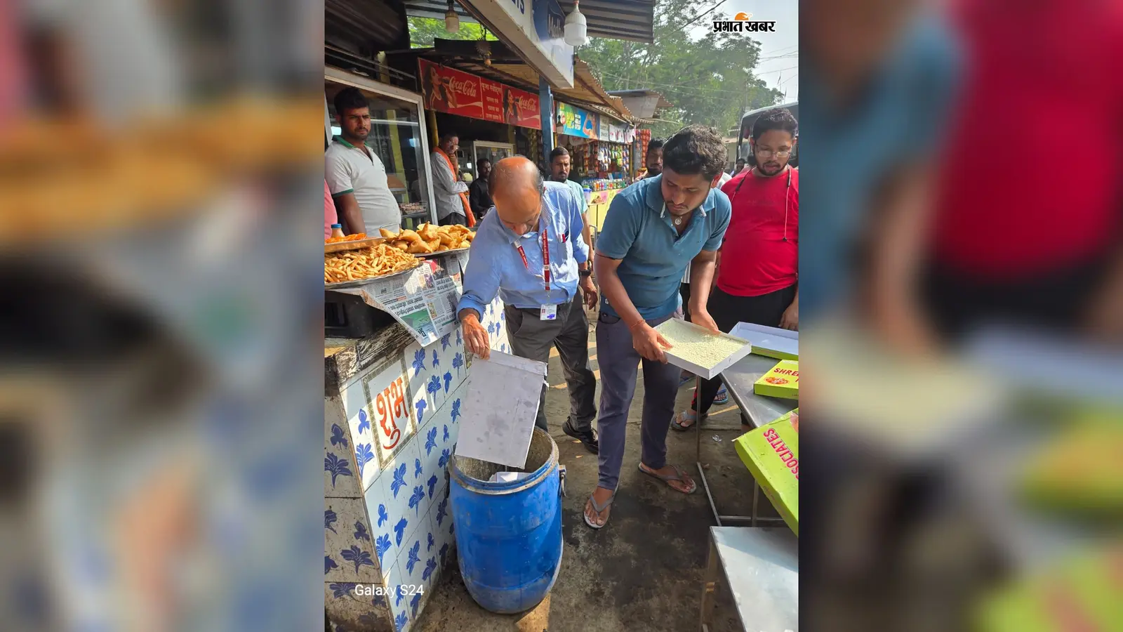 लोहरदगा: कुडू में मिठाइयों में मिलावट का खुलासा, 23 किलो कलाकंद, राजभोग, बर्फी और पेड़ा नष्ट
