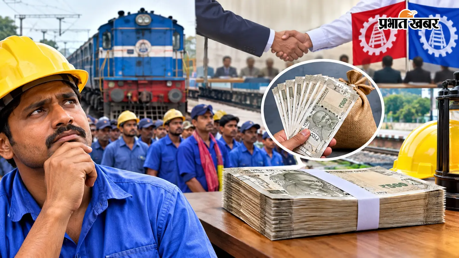 रेलवे के बोनस पर भड़की यूनियन, दक्षिण पूर्व रेलवे मेंस कांग्रेस ने लगाया कर्मचारियों से धोखे का आरोप
