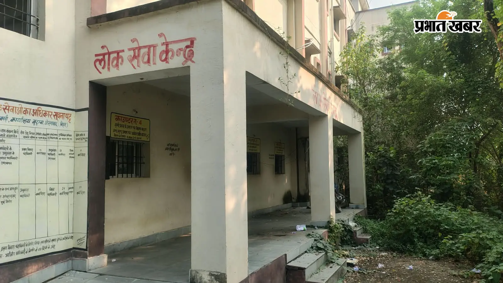 कुटुंबा प्रखंड कार्यालय स्थित आरटीपीएस केंद्र पर पसरा सन्नाटा. | Prabhat Khabar Network