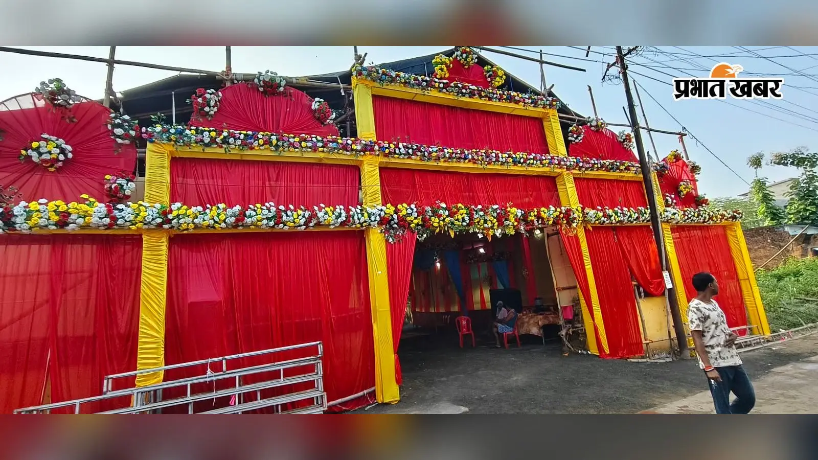 नोनीहाट में मां बेलभरनी के स्वागत की तैयारी पूरी, संध्या आरती के बाद देवघर के पंडित सौरभ मिश्रा करेंगे प्रवचन