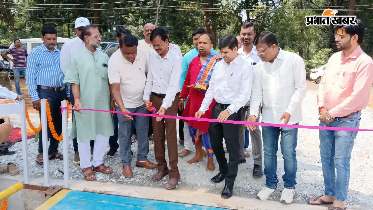 सिमडेगा के बीरू में 100 टन क्षमता वाले गणपति धर्म कांटा का शुभारंभ