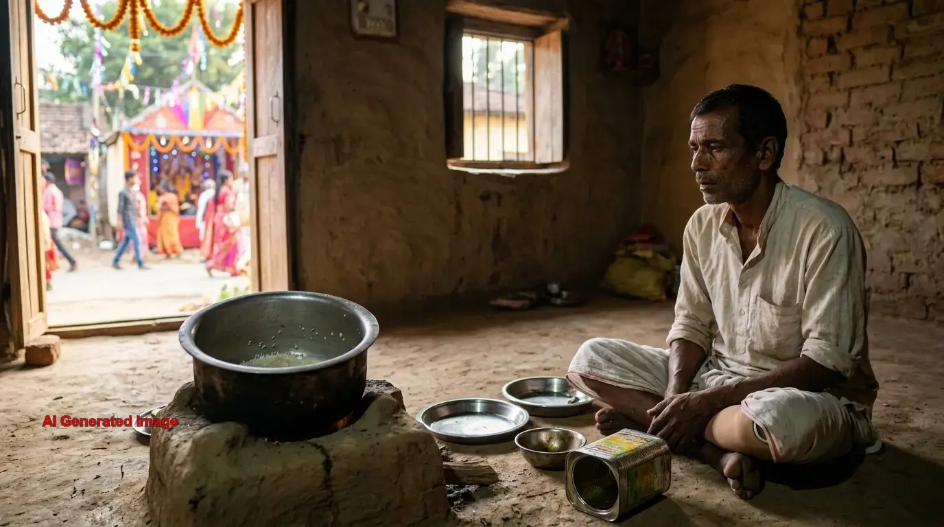 झारखंड के इस प्रखंड में तीन महीने से अटका पेंशन का पैसा, दुर्गापूजा के बीच कैसे चल रहा दिव्यांगों का चूल्हा?