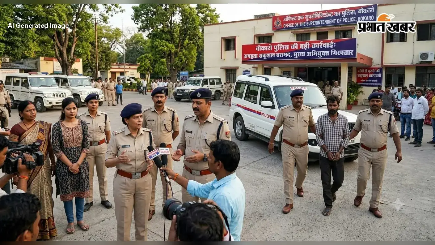 बोकारो पुलिस की बड़ी कार्रवाई: रांची से अपहृता युवती सकुशल बरामद, मुख्य अभियुक्त को भेजा गया जेल