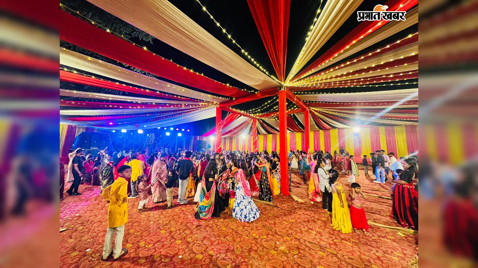 रंग-बिरंगी रोशनी, Live DJ और डांडिया की थाप, बासुकिनाथ में Season-2 ने युवाओं को देर तक झुमाया