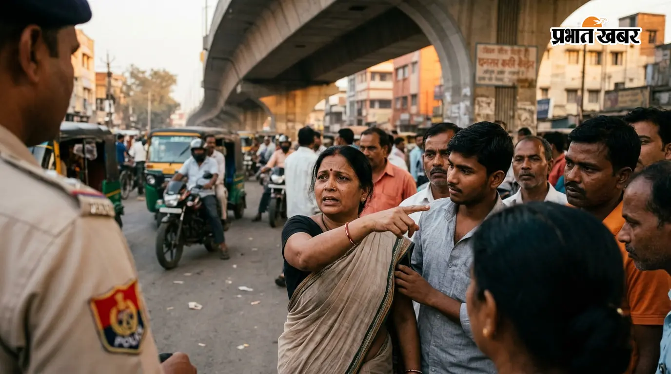 धनबाद में धनसार पुल के पास महिला से पर्स की छिनतई, दो अपराधी फरार