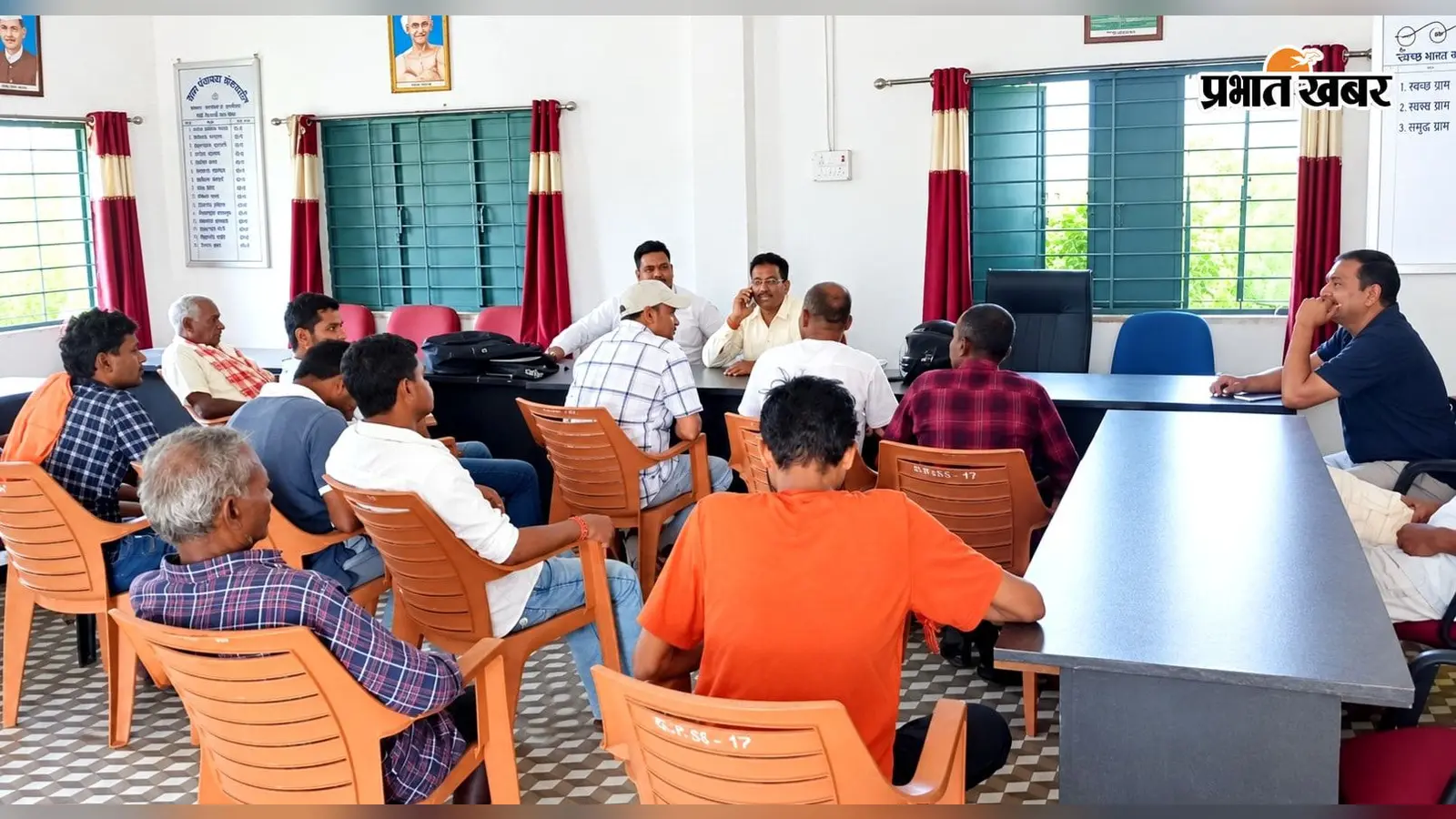 शिलाडीह मुख्य मार्ग से अतिक्रमण हटाने के लिए ग्रामीणों ने दिया 15 दिन का अल्टीमेटम