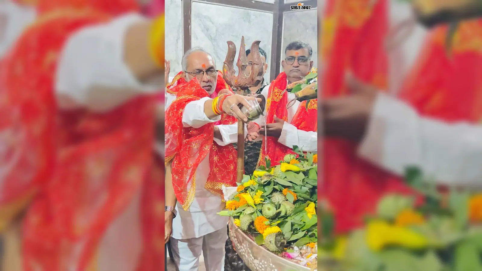 इटखोरी में नवरात्र के आठवें दिन महागौरी की हुई पूजा