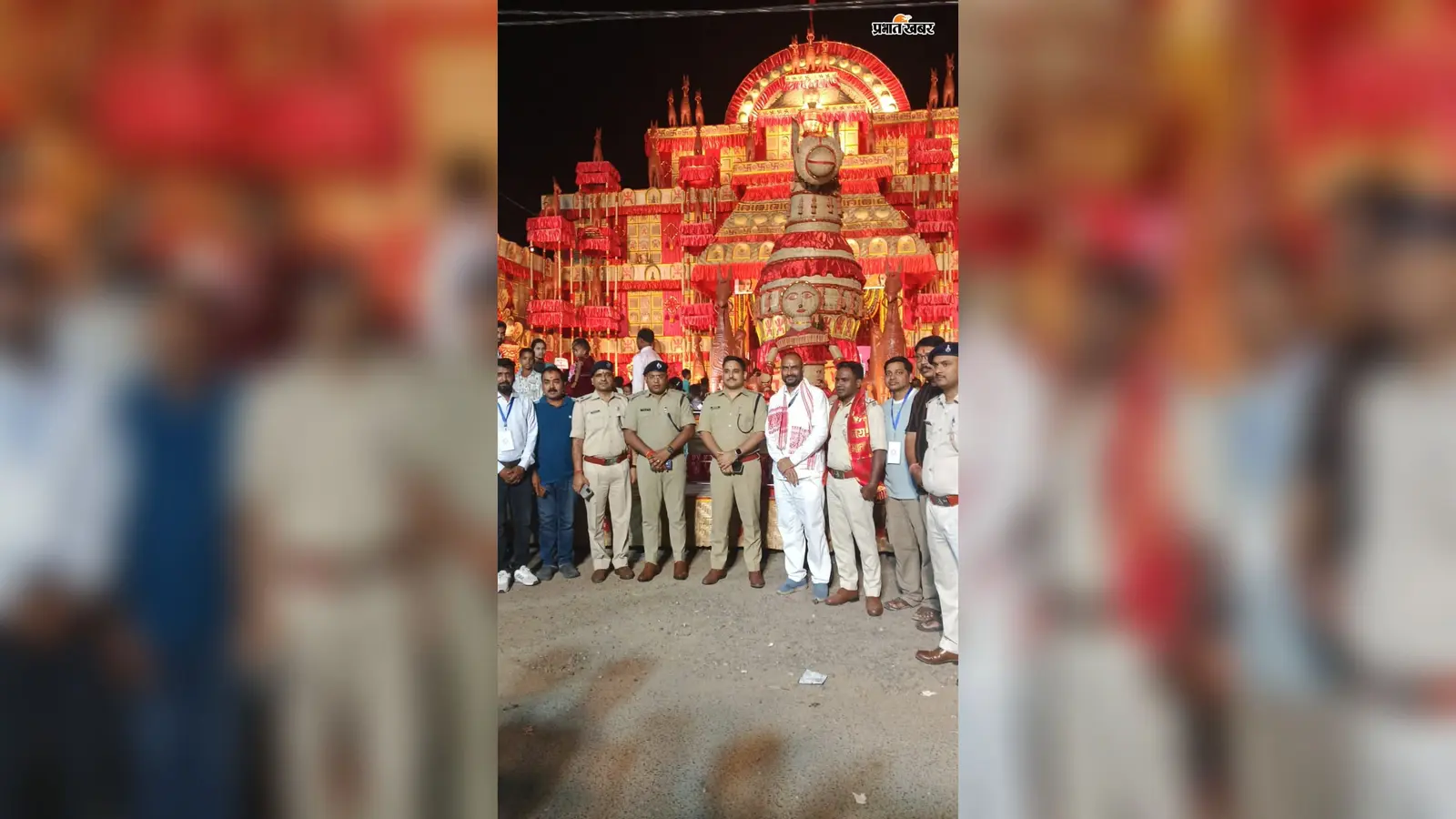 जमशेदपुर के संवेदनशील पूजा पंडालों में पहुंचे ग्रामीण एसपी, CCTV से लेकर भीड़ नियंत्रण तक की जांच