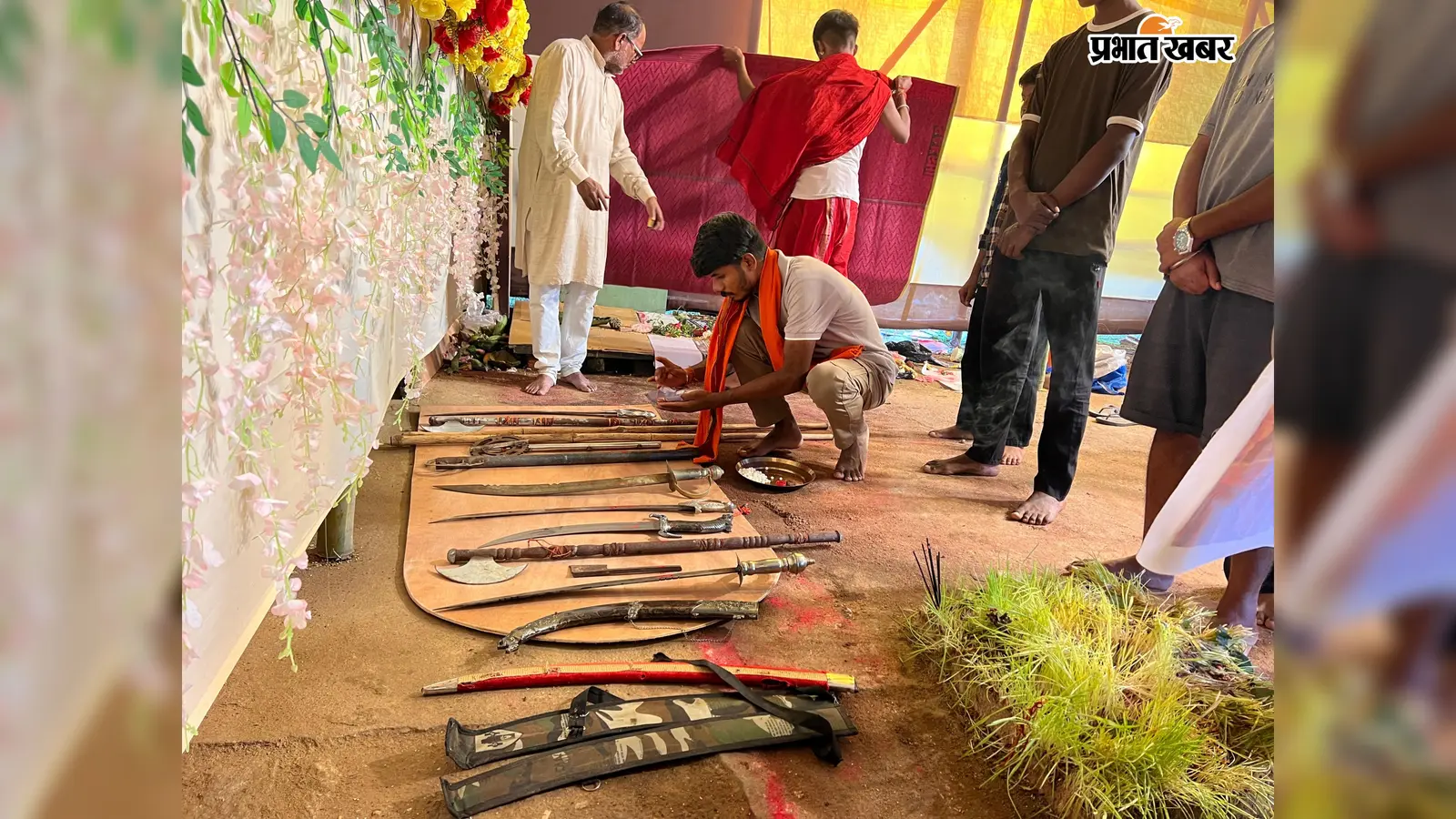 खूंटी के विभिन्न प्रखंडों में बजरंग दल ने किया शस्त्र पूजन, सांस्कृतिक मूल्यों की रक्षा का लिया संकल्प