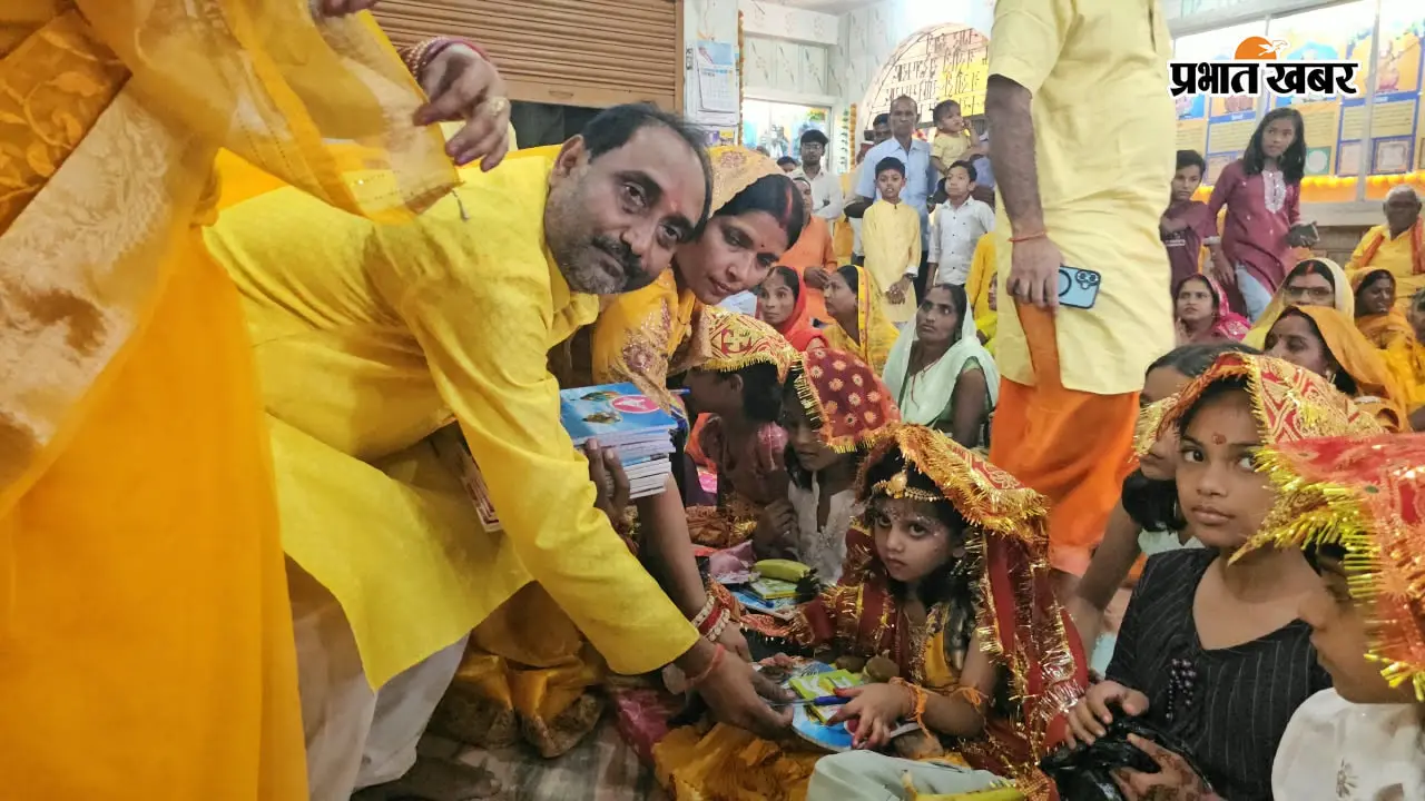 Shri Banshidhar Nagar News: गायत्री शक्तिपीठ में 24 कन्याओं का पूजन, महाभंडारे में उमड़े श्रद्धालु