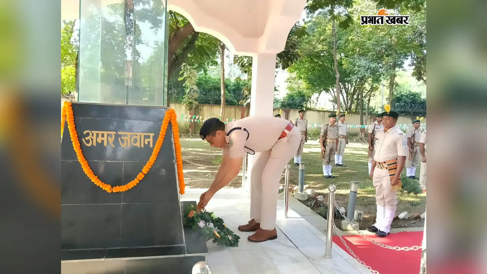 जैप-9 में शहीद जवानों को नमन, देश की सुरक्षा में बलिदान देने वाले वीरों को किया याद