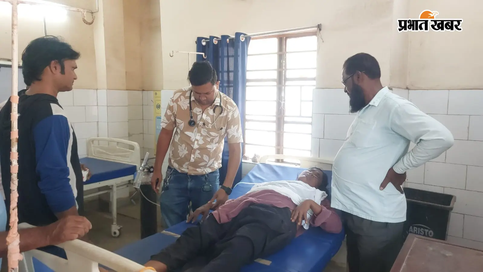 नारायणपुर में हाईवे पर रफ्तार का कहर! दो बाइकों की आमने-सामने टक्कर, तीन घायल