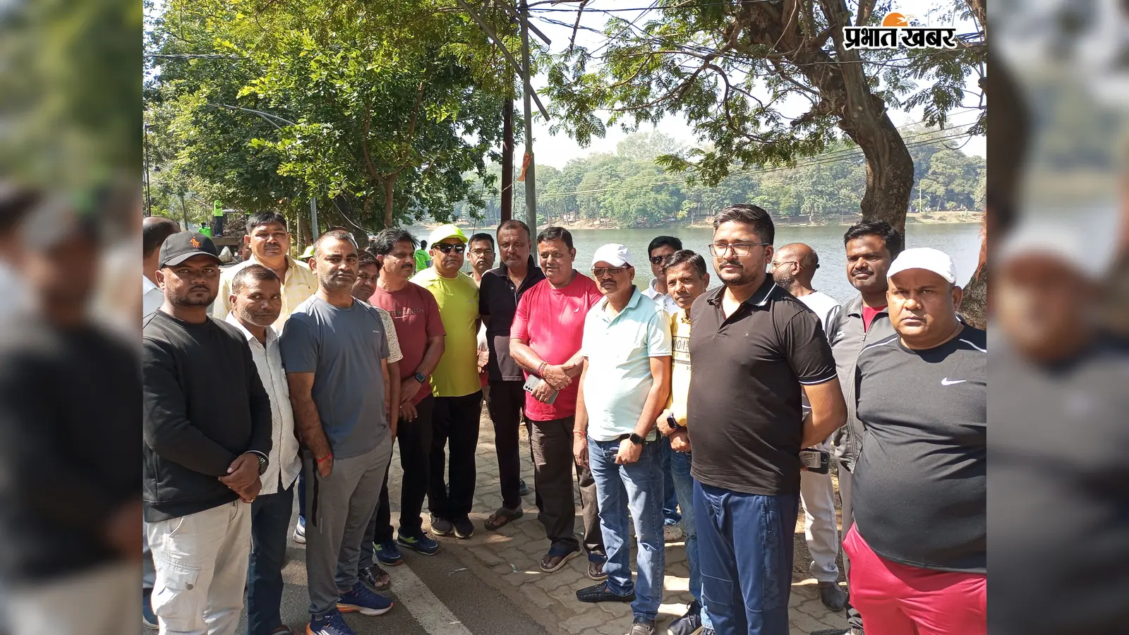 छठ महापर्व को लेकर हजारीबाग झील में सफाई अभियान, 100 कर्मियों ने संभाली जिम्मेदारी