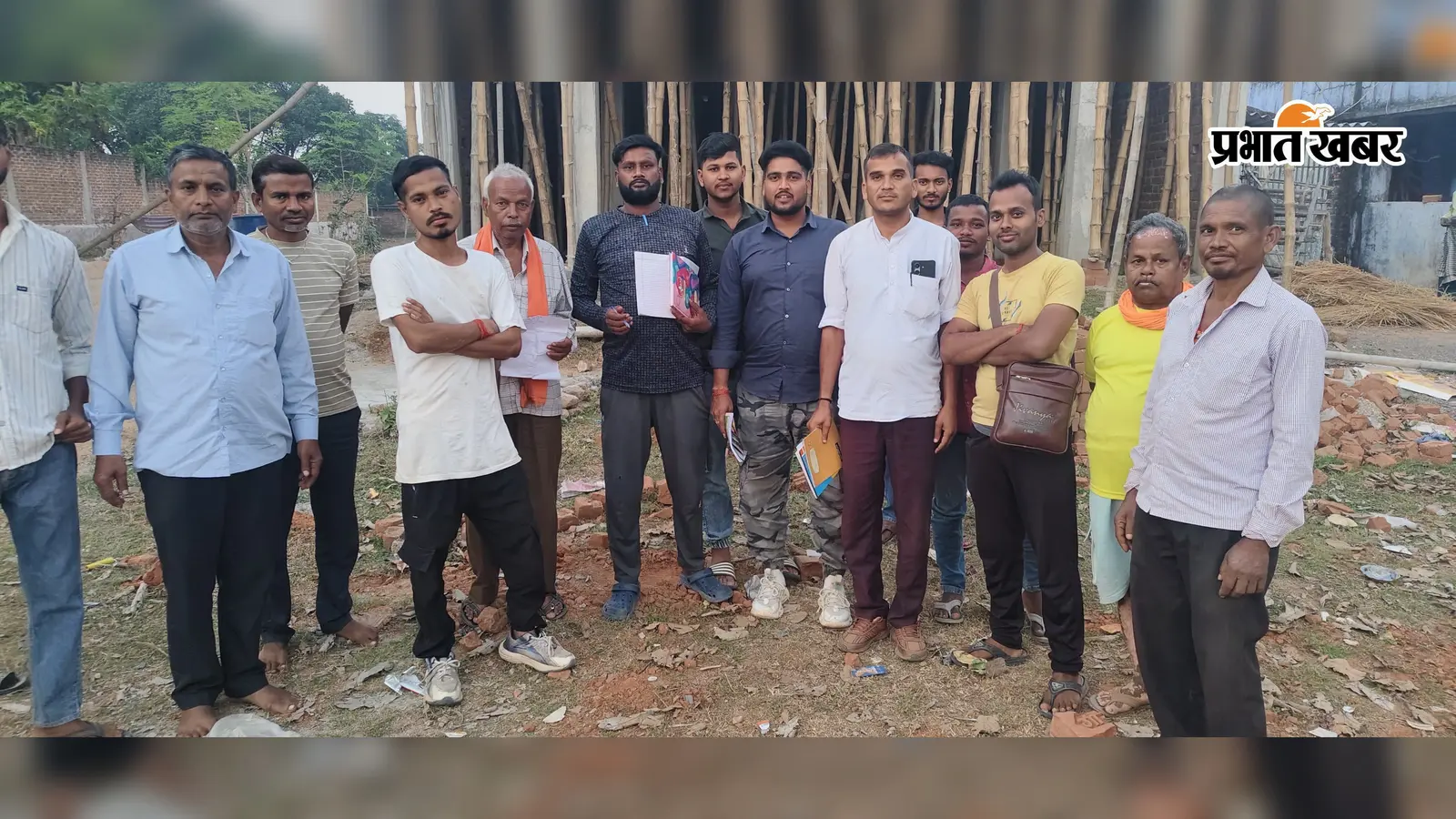 बलहरा नावाडीह और आरखांगो में काली पूजा की तैयारी तेज, दिन-रात जुटे युवा
