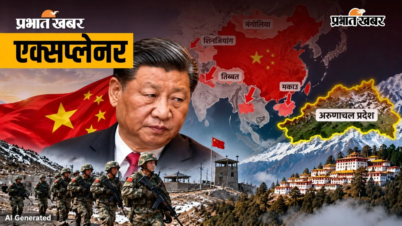 चीन ने मकाउ, मंगोलिया समेत 5 देशों की जमीन कब्जाया, अब अरुणाचल की 90 हजार वर्ग किमी जमीन पर क्यों है नजर?