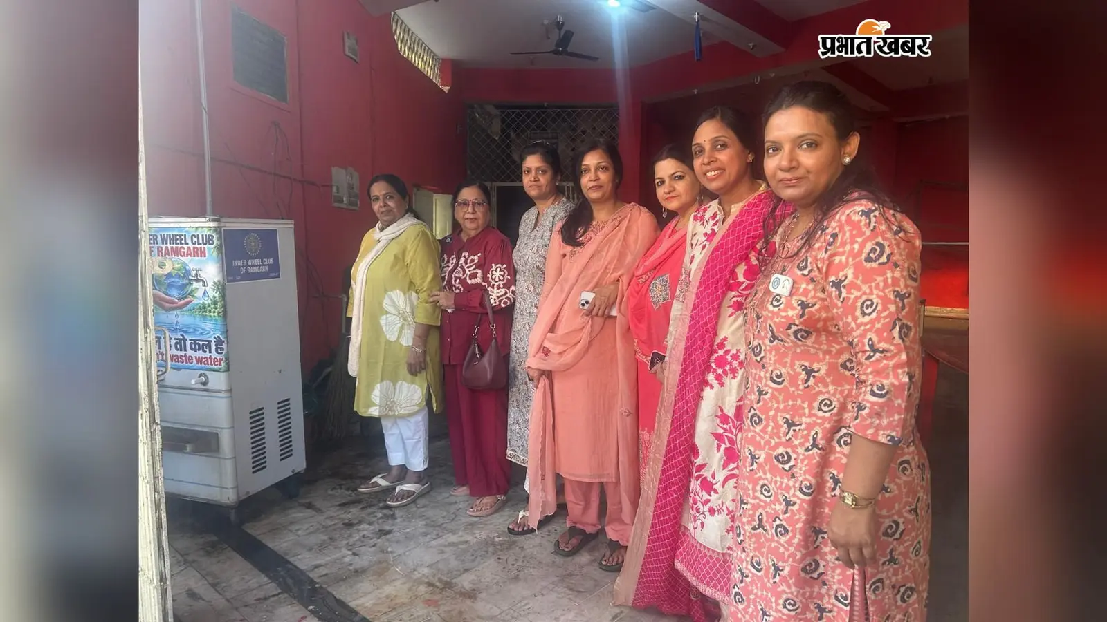शिव मंदिर आने वाले श्रद्धालुओं को राहत, इनर व्हील क्लब ने की पेयजल व्यवस्था