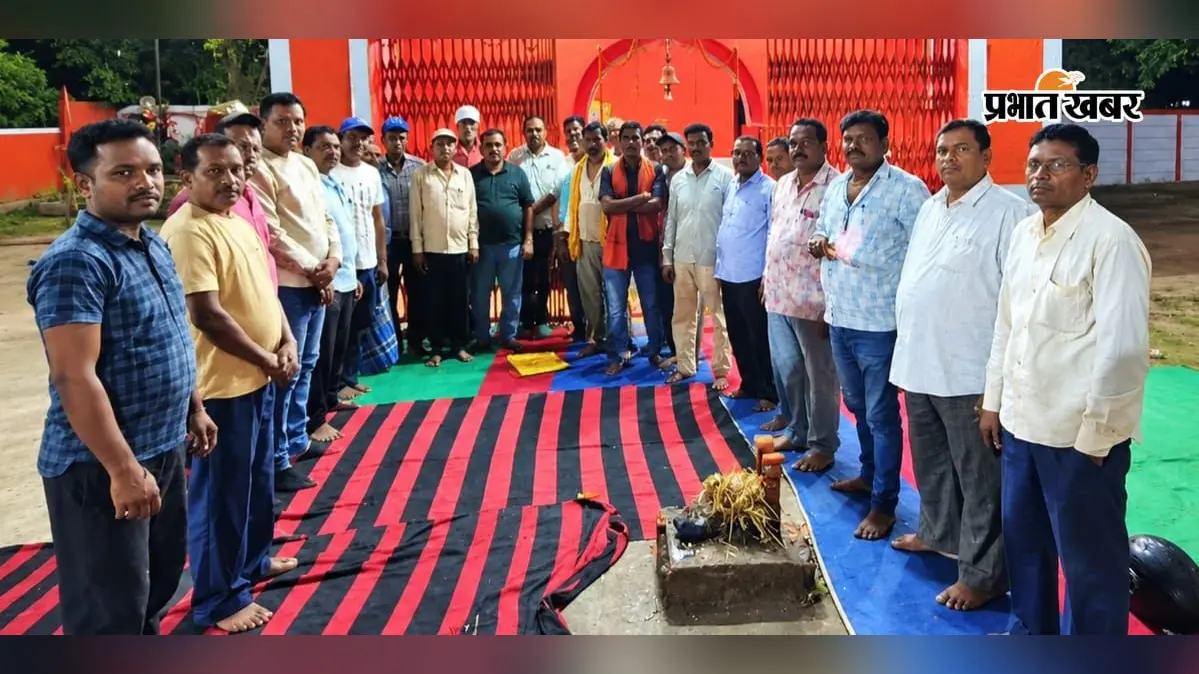 चितरपुर काली मंदिर में काली पूजा की तैयारी शुरू, केदारनाथ महतो बने अध्यक्ष और रवींद्र चौधरी सचिव