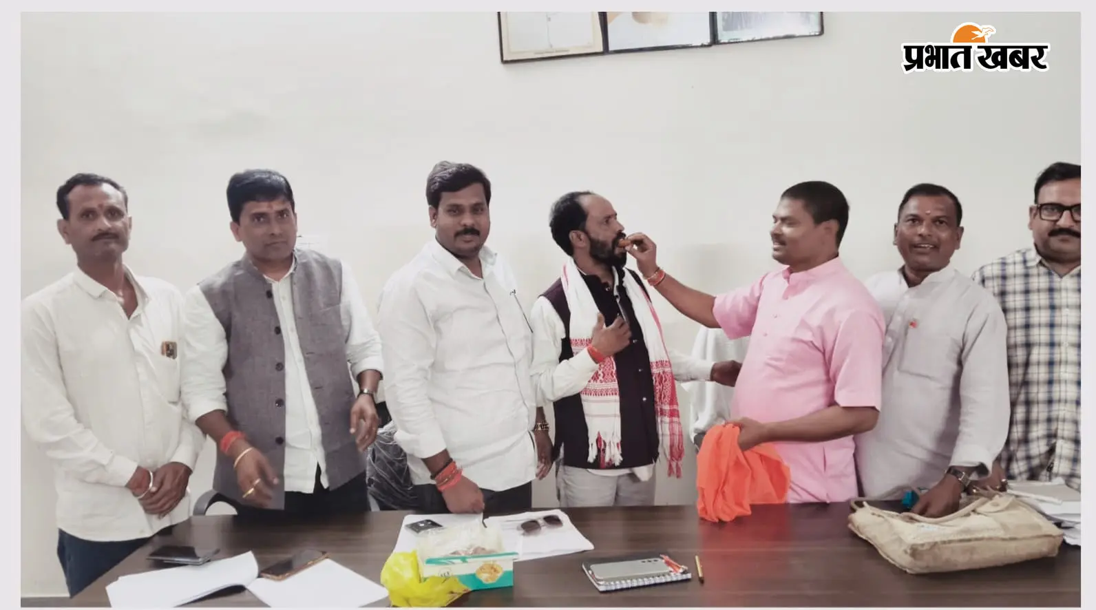 4 महीने बाद जेल से बाहर आये काली यादव, BJP कार्यालय में हुआ जोरदार स्वागत