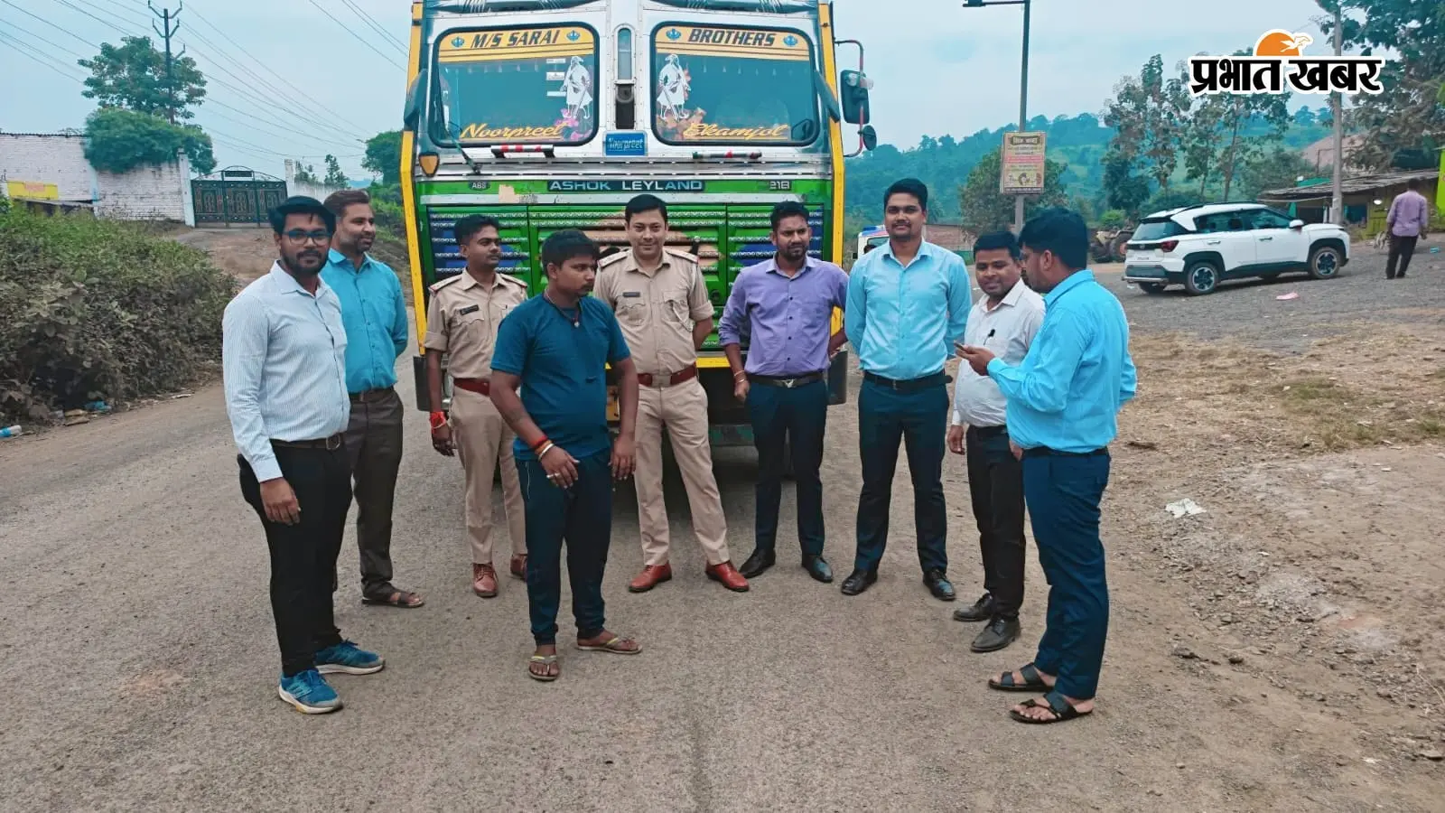 जिलेबिया घाटी में वाहन जांच अभियान, 28 वाहनों का चालान; 72,500 रुपये जुर्माना वसूला