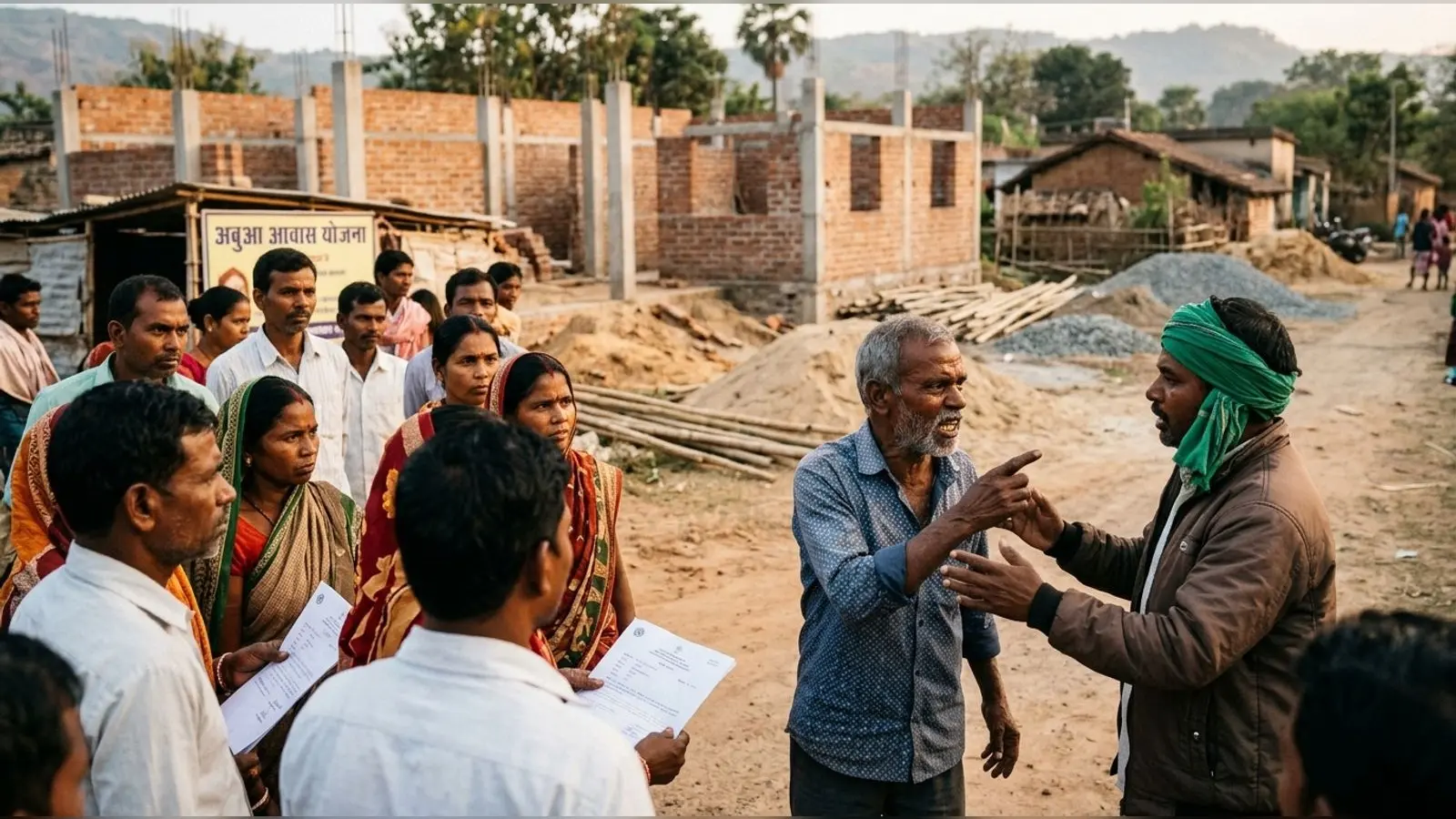अबुआ आवास के निर्माण पर विवाद, दोनो पक्षों ने दर्ज कराई गई प्राथमिकी