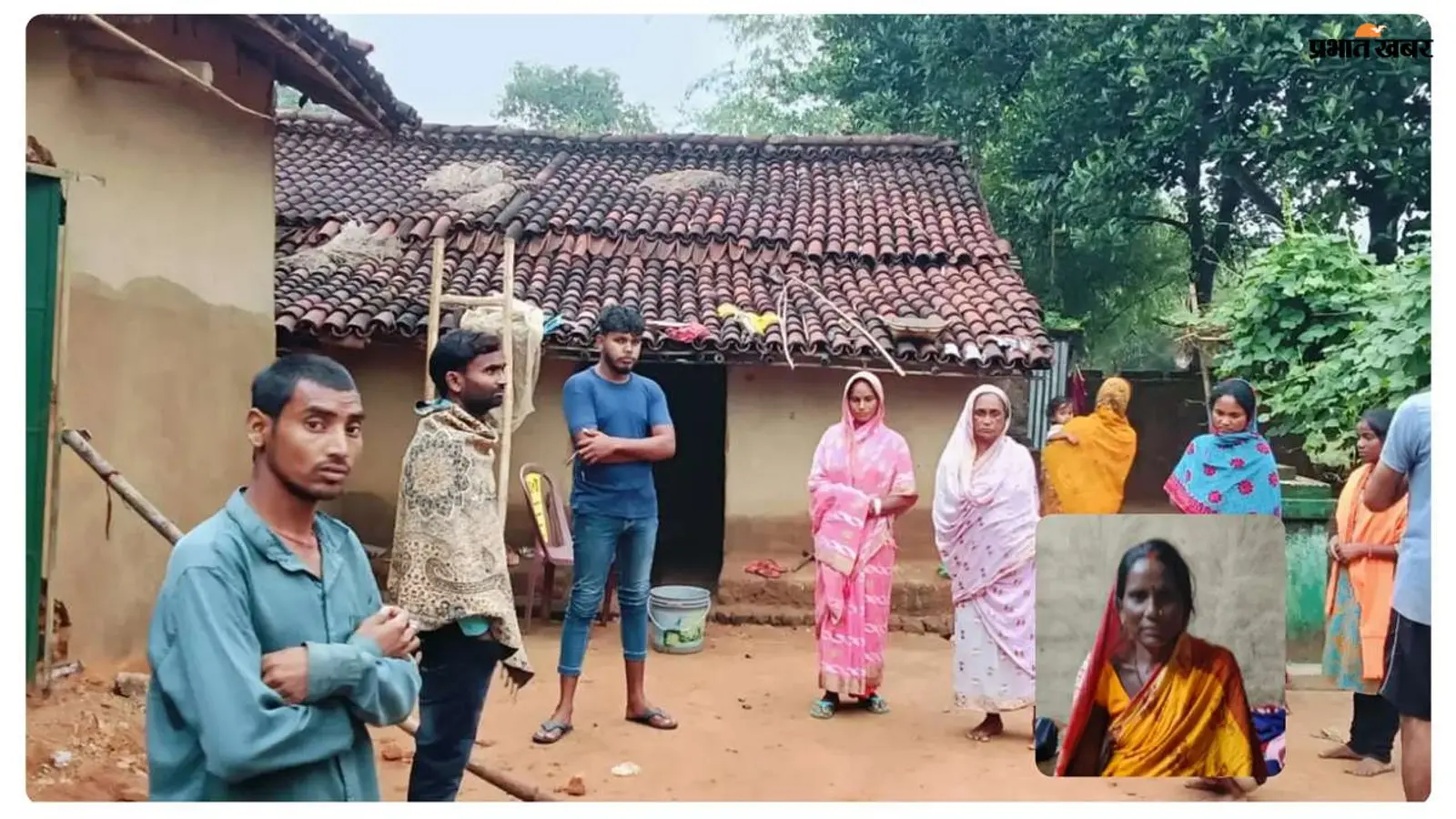 नौहथिया गांव में पति ने टांगी से वार कर पत्नी की हत्या की, खुद भी चाकू से किया घायल