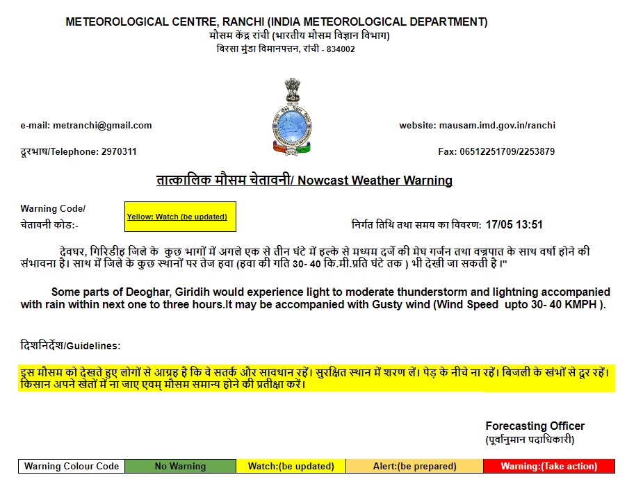 Weather Forecast Update: IMD ने हीटवेव की चेतावनी, जानें दिल्ली-यूपी-बिहार सहित अन्य राज्य का हाल