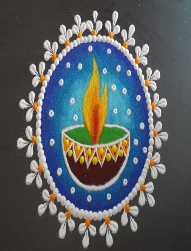 Diwali Simple Rangoli 2022: इस दिवाली घर को सजाएं ट्रेंडी रंगोली से, यहं देखें खूबसूरत ���िजाइन