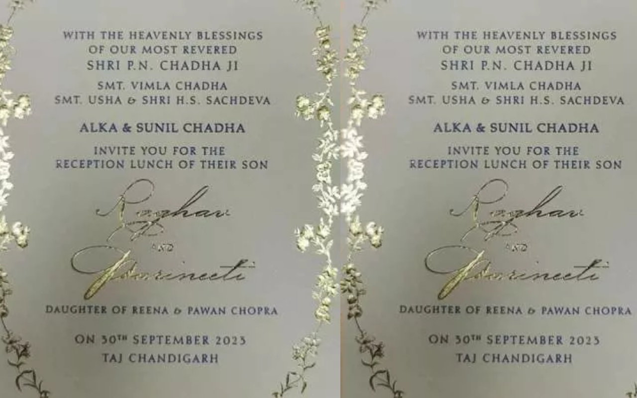 Parineeti Raghav Marriage Live: राघव-परिणीति दिल्ली-मुंबई में रखेंगे रिसेप्शन, लीक हुआ इनविटेशन कार्ड