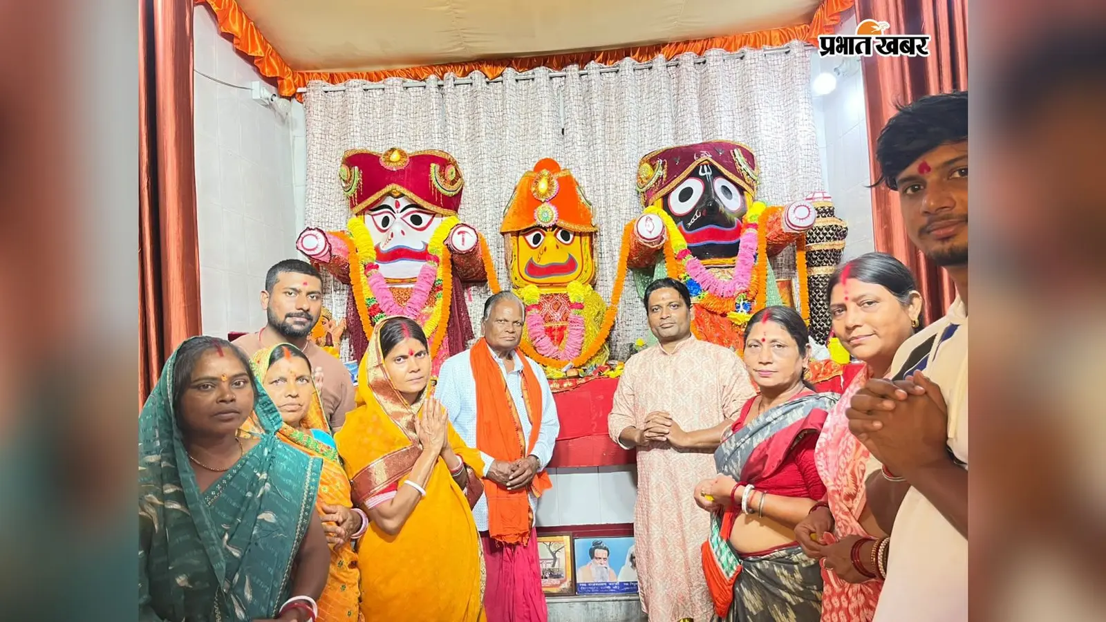 शरद पूर्णिमा पर कैथा जगन्नाथ मंदिर में विशेष पूजा, खीर-खिचड़ी का भोग वितरित